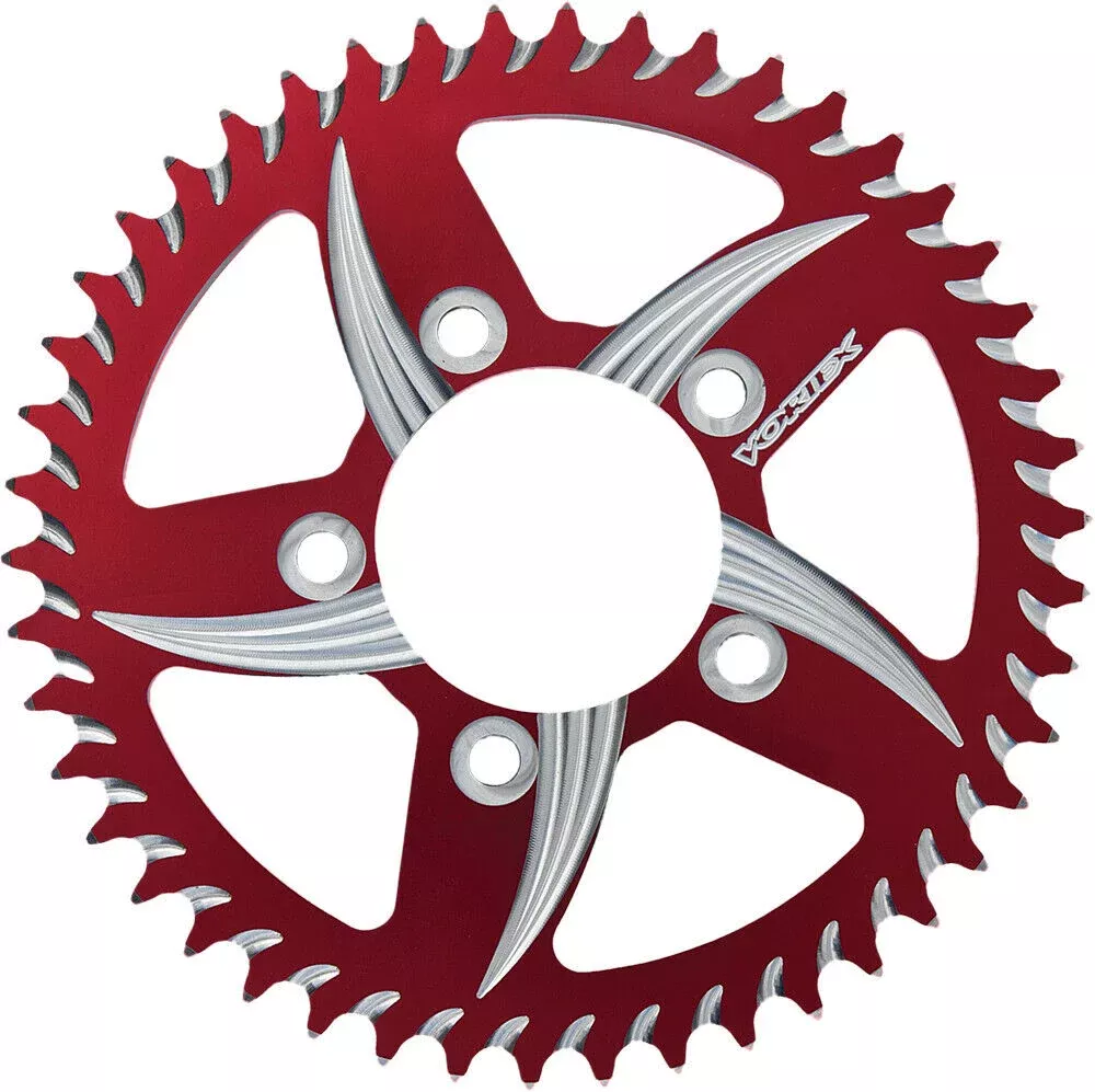 00-'10 for Suzuki GSX-R750 Rear Cat5 Sprocket Aluminum 42T-520 Red Suz /Tri