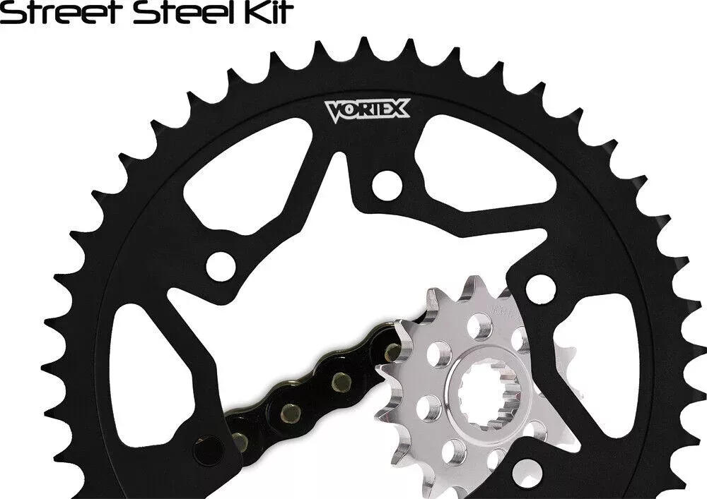 01-'03 for Suzuki GSX-R600 Sprocket /Chain Kit 15 /45T Sil Sx3 520-110L Blk