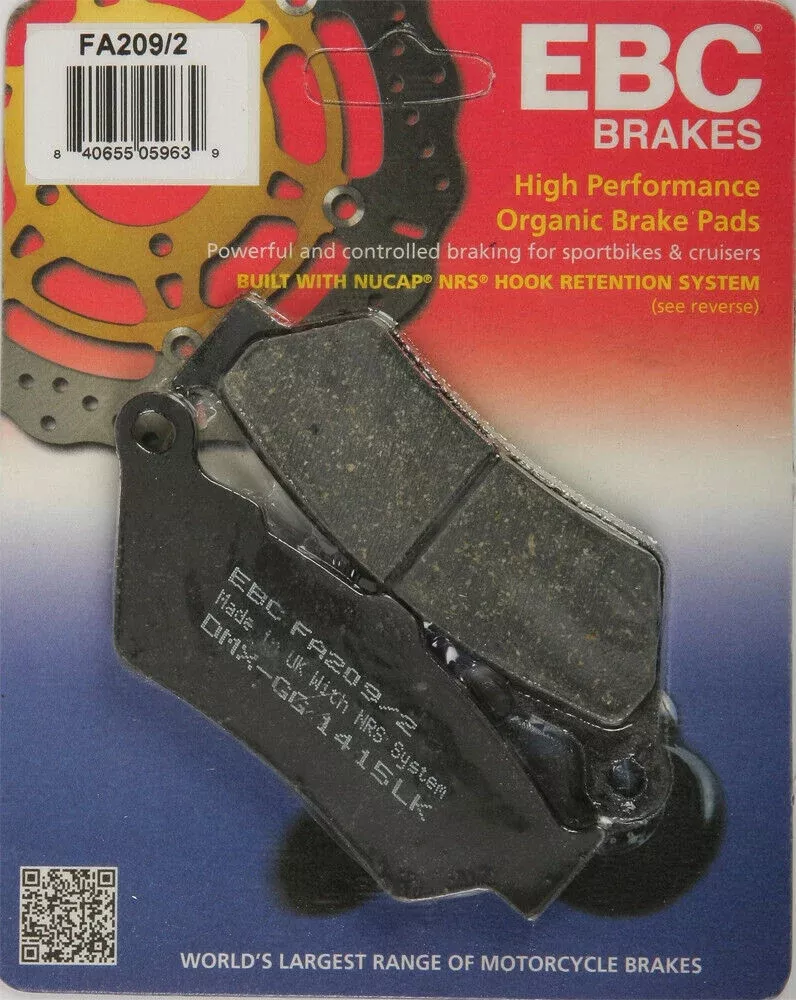 01-'12 for BMW F650GS EBC Brake Pads 15-209 /2