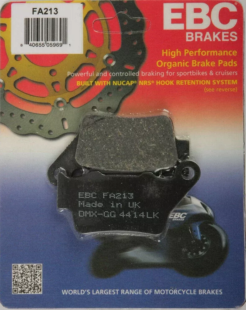 01-'12 for BMW F650GS EBC Brake Pads 15-213