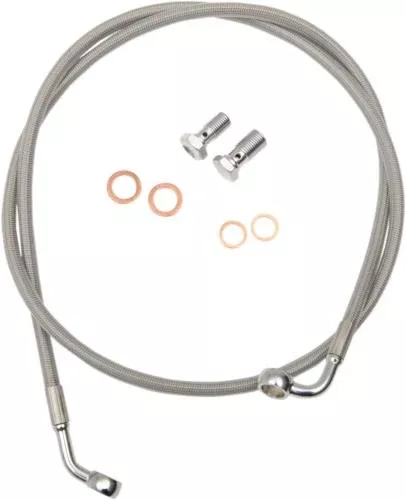 09-20 for Harley Iron 883 XLN Brake Lines Mini Ape Hanger Handlebars Stainless S