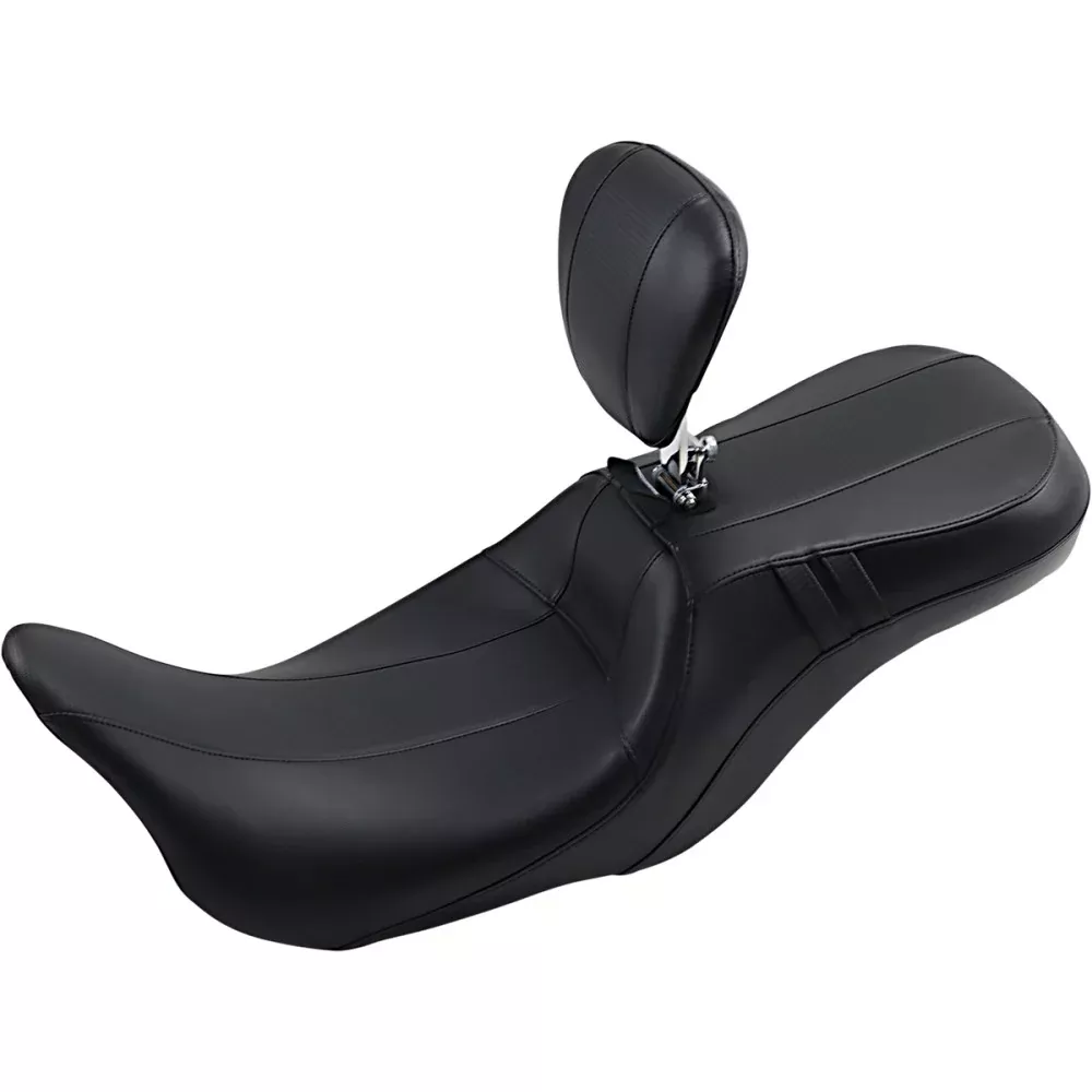 13-21 for Harley Road King EFI FLHR Outcast 2Up Seat with Backrest Carbon Fiber