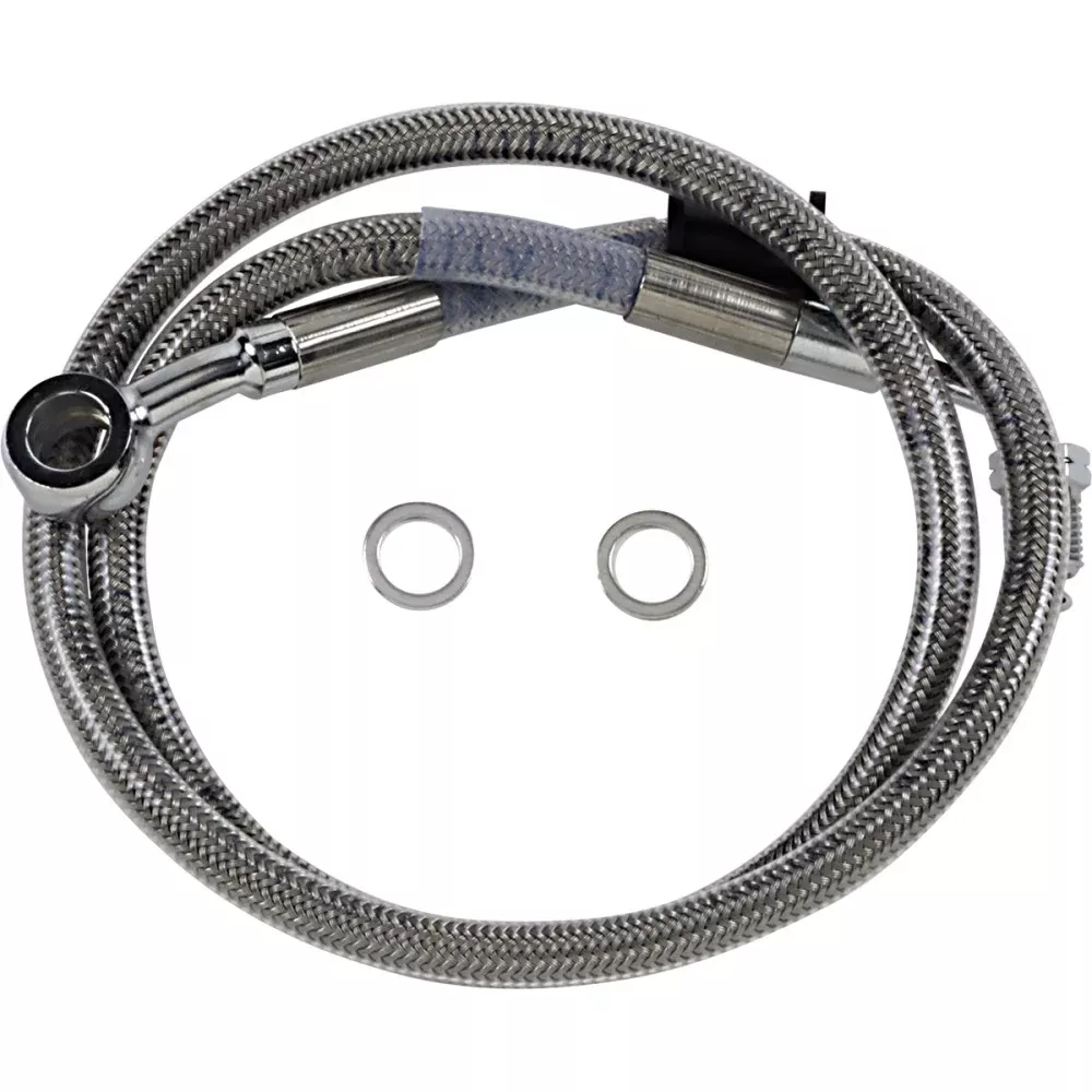 18-21 for Harley FLHC /FXBB /FXLR /FXST DS Front Brake Line Kit +4 Upper W / ABS