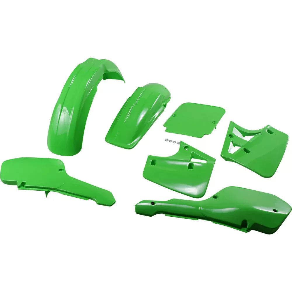 1987 for Kawasaki KX 250 UFO Replacement Body Kit KX Green KX250 KAKIT191-026
