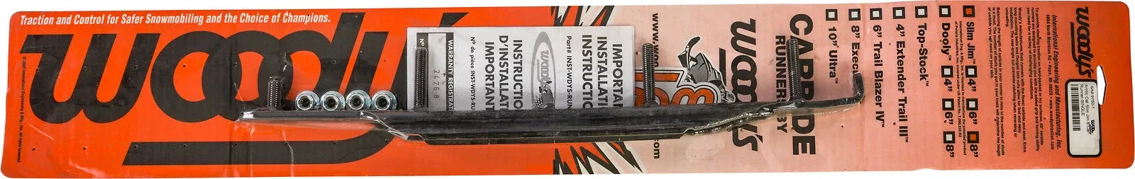 1997-2005 for Arctic Cat Pantera WOODY'S Slim Jim Dooly Runner 8